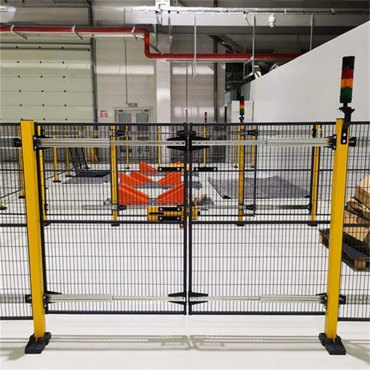 機器人安全防護欄-工廠鐵絲隔斷防護網(wǎng) 設(shè)備防護圍網(wǎng) 浩晨定制 - 愛企